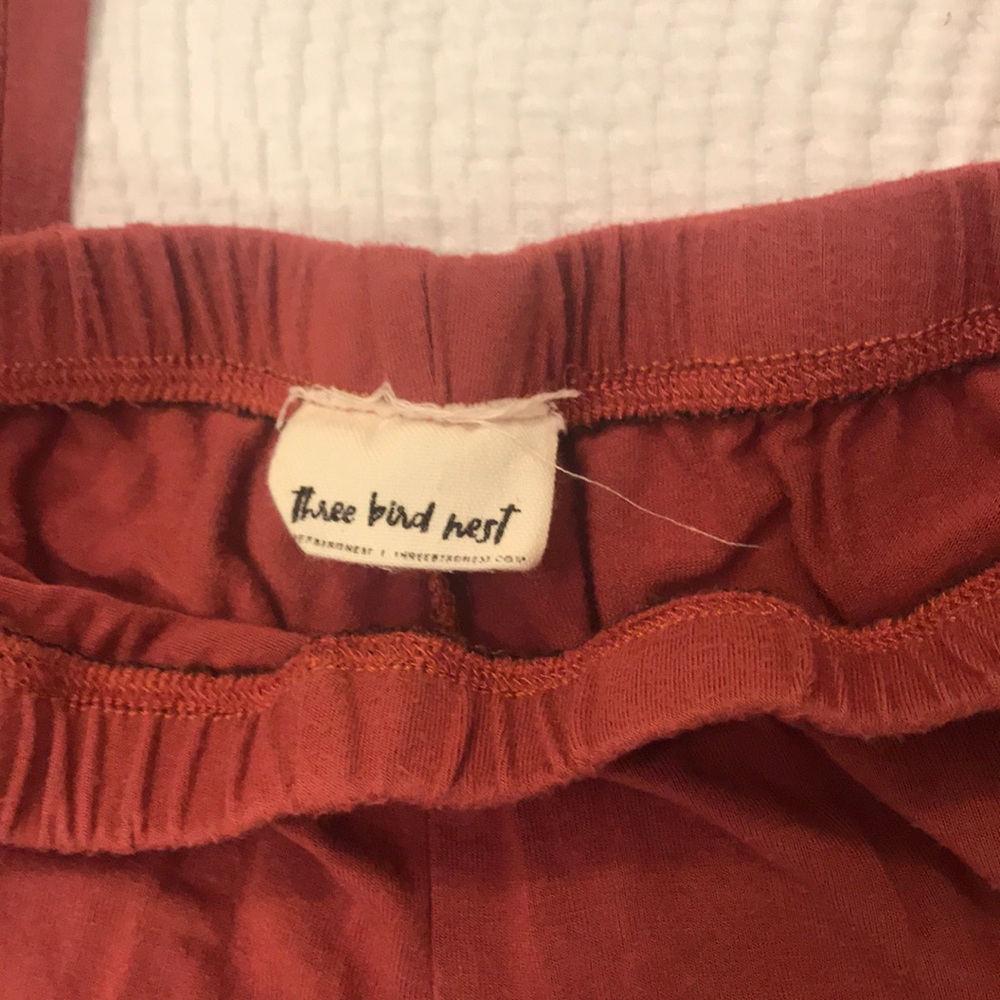 Cher Solid Flare Pants Pale Brick Bellbottoms S - Picture 10 of 11